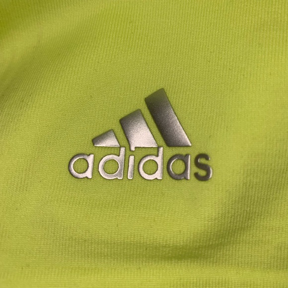 adidas Seamless Women’s Golf Polo SS Neon Green M - Picture 5 of 8